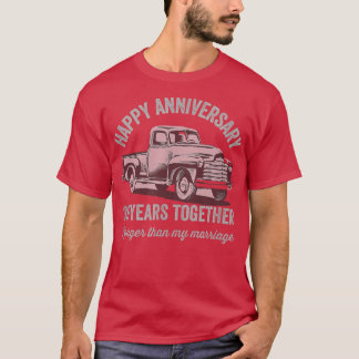 Camiseta Retro Vintage Pick Up Truck 30th Anniversary Funny