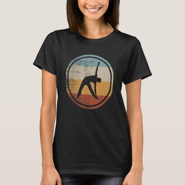 Camiseta Retro Vintage Pilates Training Yoga (Anverso)
