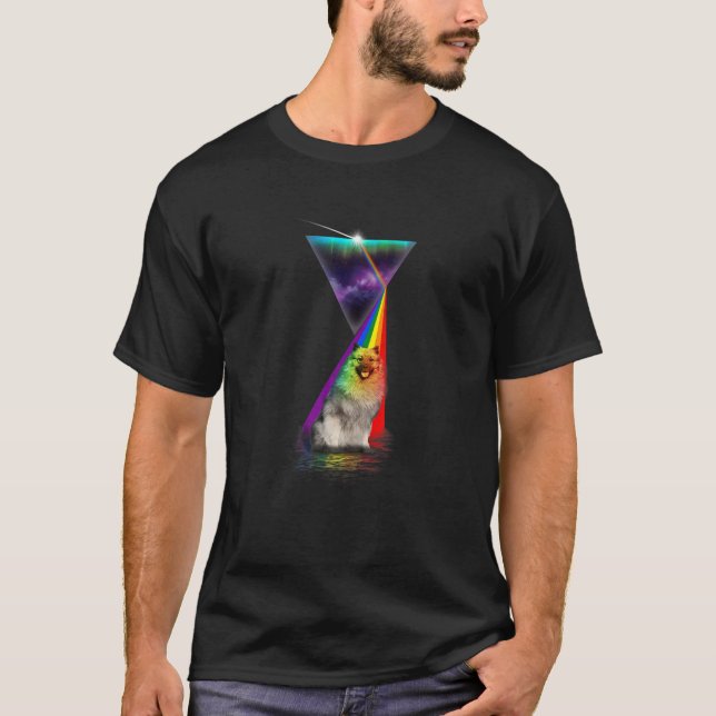 Camiseta Retro Vintage Prisma Keeshond (Anverso)