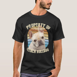 Camiseta Retro Vintage, propietario del Fawn Bulldog francé