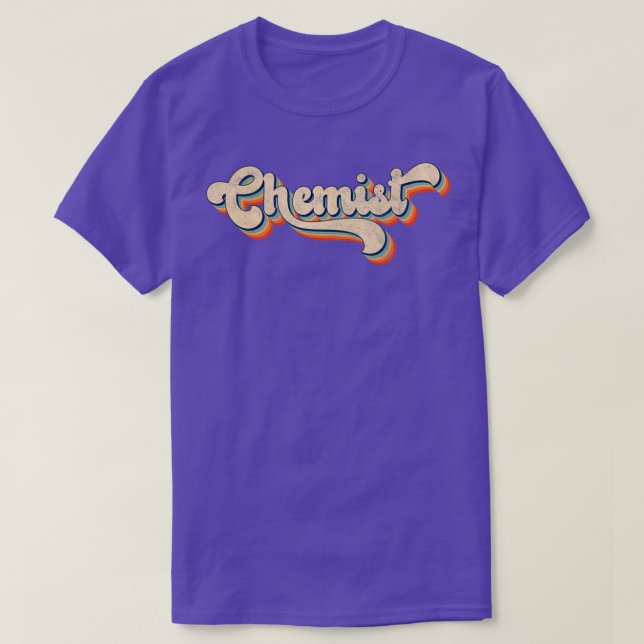 Camiseta Retro Vintage químico 80 (Diseño del anverso)