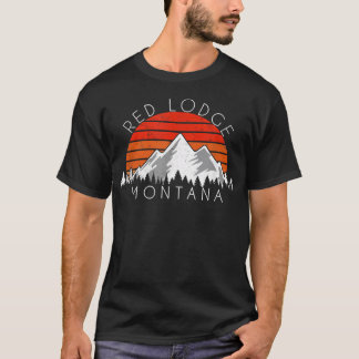 Camiseta Retro Vintage Red Lodge Montana