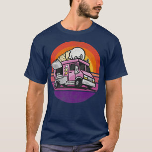Camiseta Retro vintage retro de camión de helados