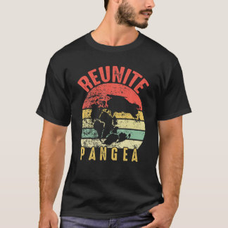 Camiseta Retro Vintage Reune Pangea Funny Earth Day-Geolo