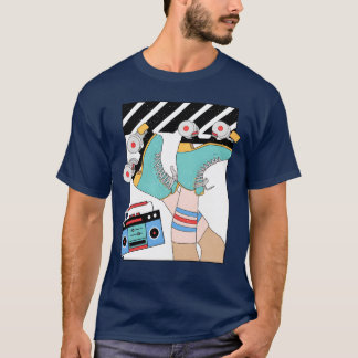 Camiseta Retro Vintage Roller Skate retro