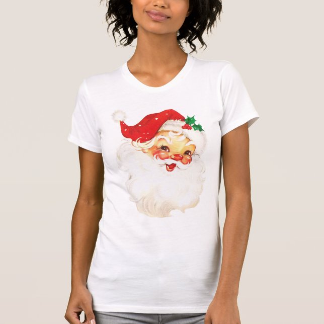 Camiseta Retro Vintage Santa Claus (Anverso)
