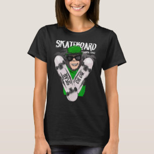 Camiseta Retro Vintage Santa Cruz Monkey Skatebo