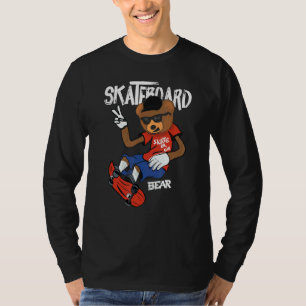 Camiseta Retro Vintage Santa Cruz Oso Skateboarding Calle