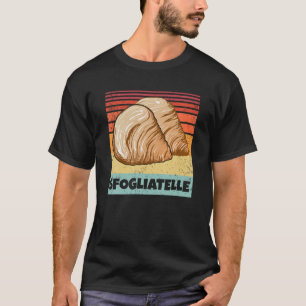 Camiseta Retro Vintage Sfogliatelle Gráfico de repostería i