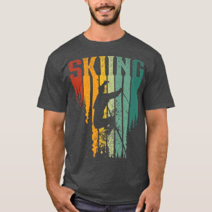 Camiseta Retro Vintage Snow Skiing 