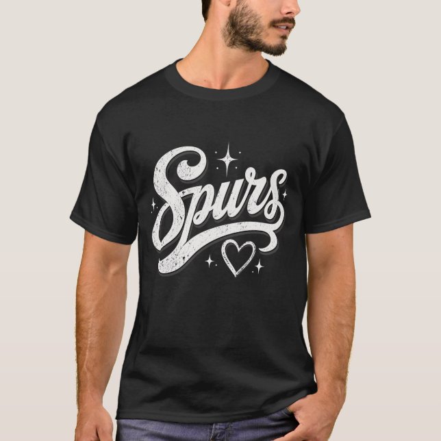 Camiseta Retro Vintage Spurs (Anverso)