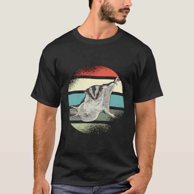 Camiseta Retro Vintage Sugar Glider (Anverso)