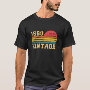 Camiseta Retro Vintage Sunset 1960 Birthday   