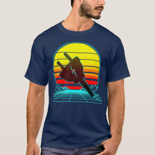 Camiseta Retro Vintage Sunset Electrician