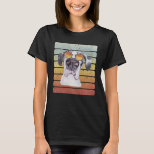 Camiseta Retro Vintage Sunset Great Dane Mom Dad