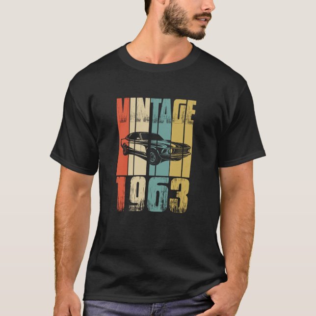 Camiseta Retro Vintage T-Shirt 1963 (Anverso)