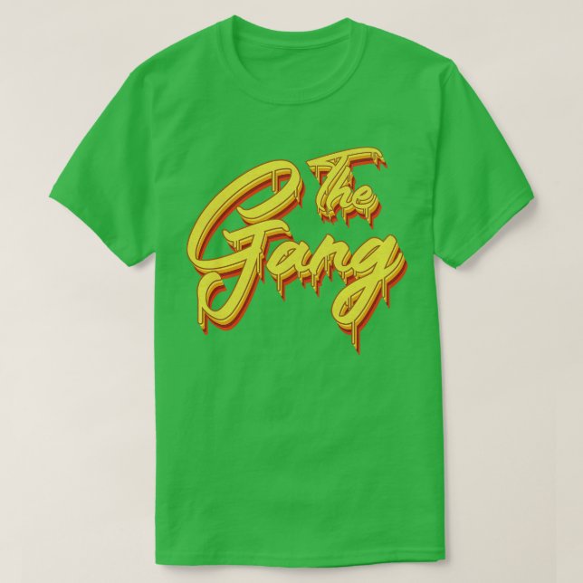 Camiseta Retro Vintage The Gang (Diseño del anverso)