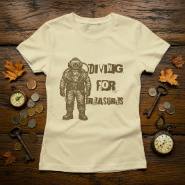 Camiseta Retro Vintage Traje de Buzo