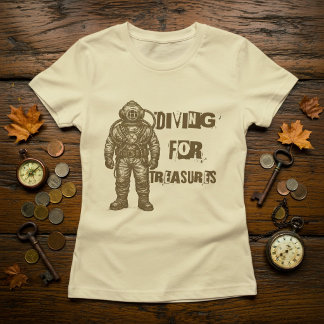 Camiseta Retro Vintage Traje de Buzo