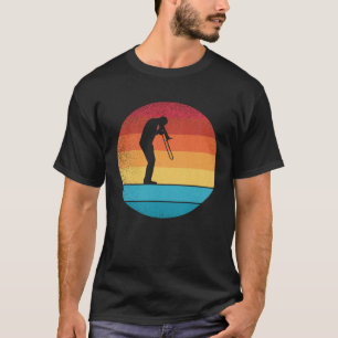 Camiseta Retro vintage trombone player old school 1