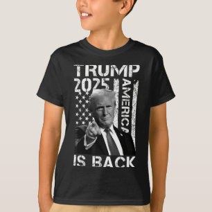 Camiseta Retro Vintage Trump América Está de Regreso 2025 B
