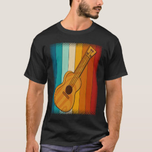 Camiseta Retro vintage Ukulele Músico gráfico