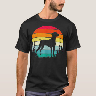 Camiseta Retro Vintage Wirehaed Vizsla Perros Amantes Dímel