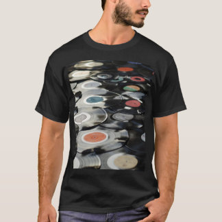 Camiseta Retro Vinyl Record Collection T-Vintage M