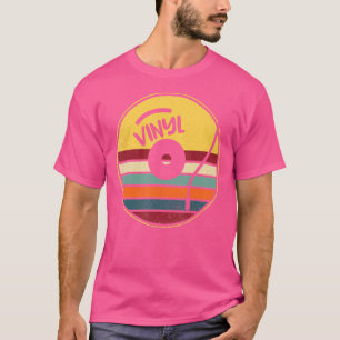 Camiseta Rétro Vinyl Record Vintage Vinyls Lp Record