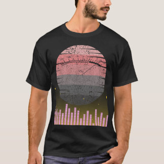 Camiseta Retro VU Meter Hi-Fi Diseño de Amante de Música Es