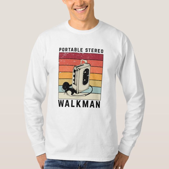Camiseta Retro Walkman Music (Anverso)