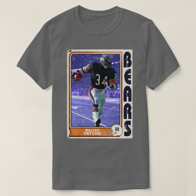 Camiseta Retro Walter Payton Trading d (Diseño del anverso)