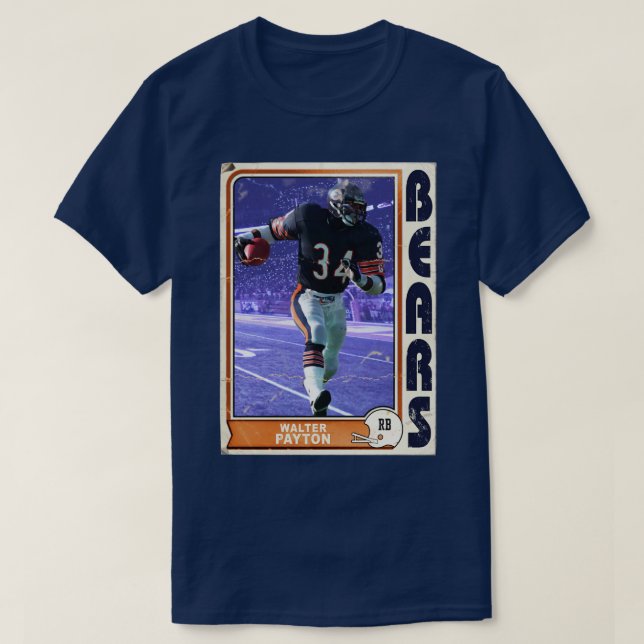 Camiseta Retro Walter Payton Trading d (Diseño del anverso)