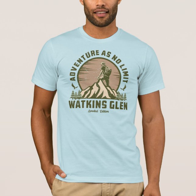 Camiseta Retro Watkins Glen Hike (Anverso)
