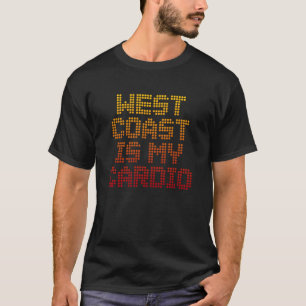 Camiseta Retro West Coast Swing   La Costa Oeste Es Mi Card