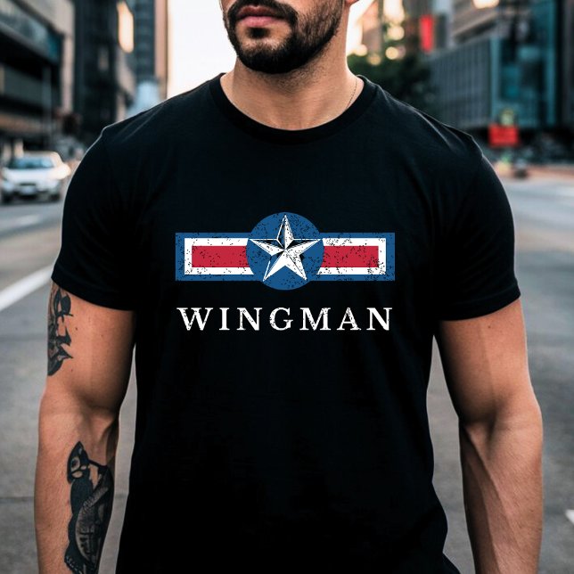 Camiseta Retro Wingman Vintage (Subido por el creador)
