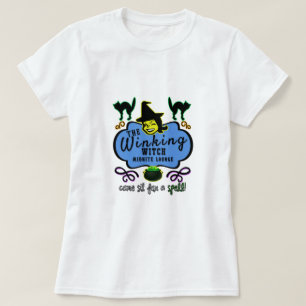 Camiseta Retro Winking Witch Lounge
