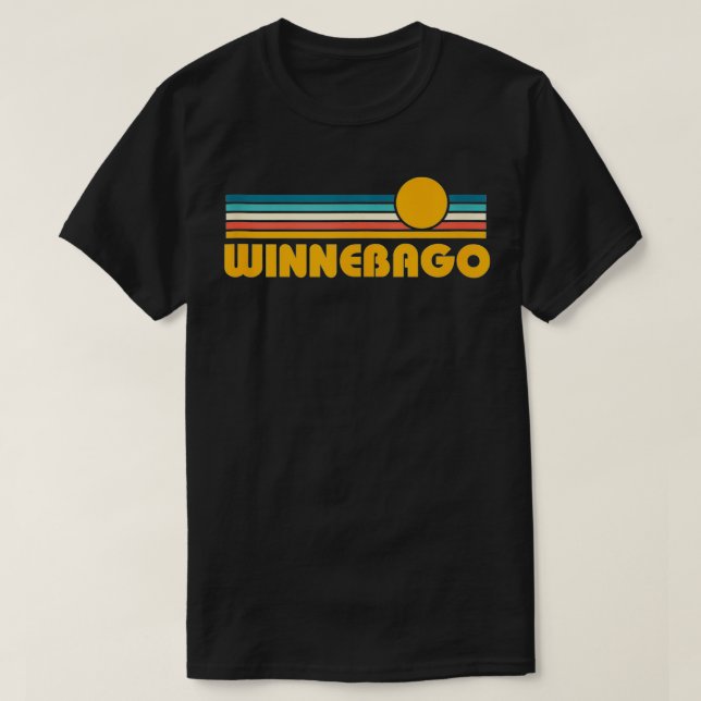 Camiseta Retro Winnebago Minnesota Sunset (Diseño del anverso)