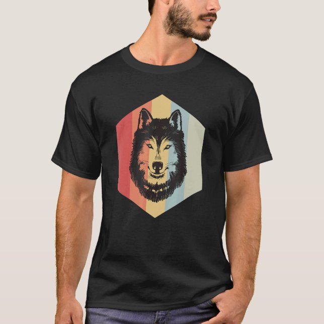 Camiseta Retro Wolf (Anverso)