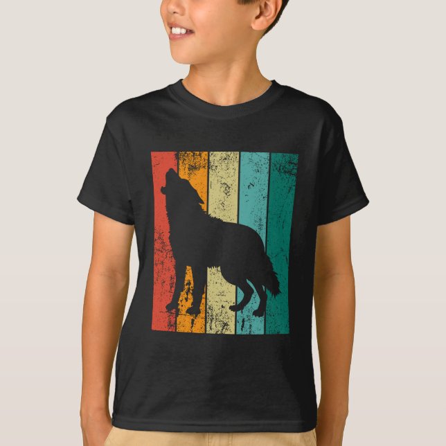 Camiseta Retro Wolf (Anverso)