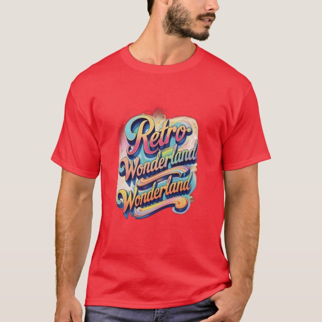 Camiseta Retro Wonderland (Anverso)