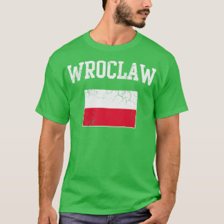 Camiseta Retro Wroclaw Polonia Bandera Polska Polski