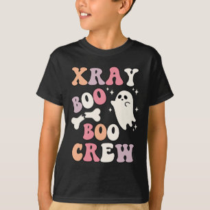 Camiseta Retro Xray Boo Boo Crew Ghost X ray Technician Hal
