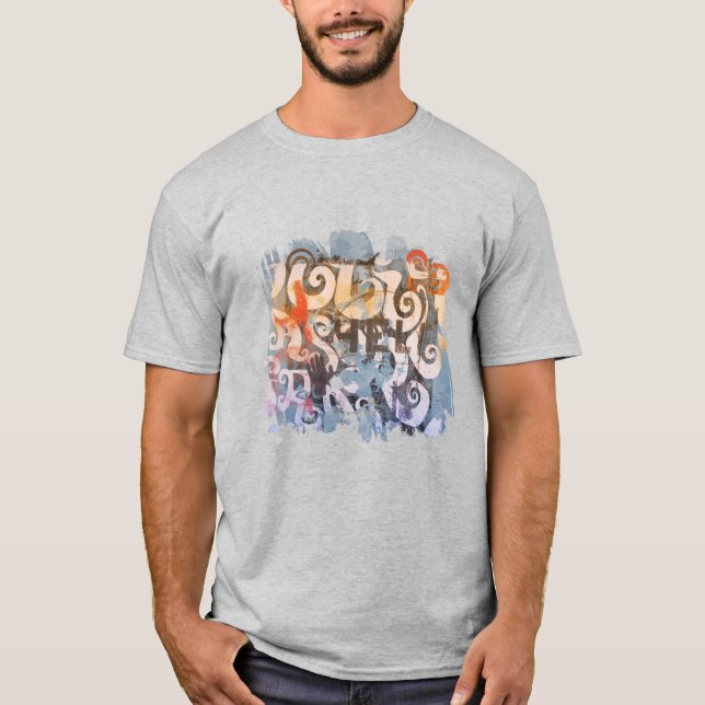 Camiseta Retro y Grunge (Anverso)