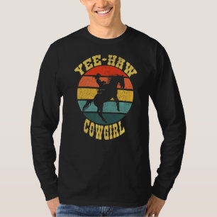 Camiseta Retro Yee Haw Howdy País Occidental Sur Cowgi