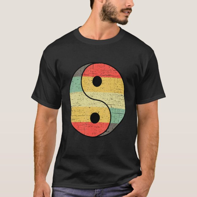Camiseta Retro Yin Yag (Anverso)