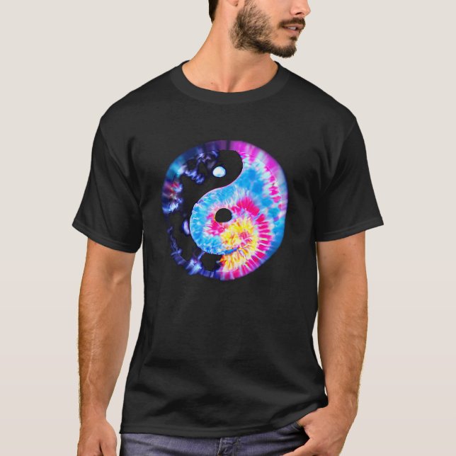 Camiseta Retro YIN YANG Vibes Yoga Meditation Chi Gong Ying (Anverso)