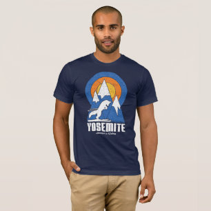 Camiseta Retro Yosemite Ski White Fox T-Shirt