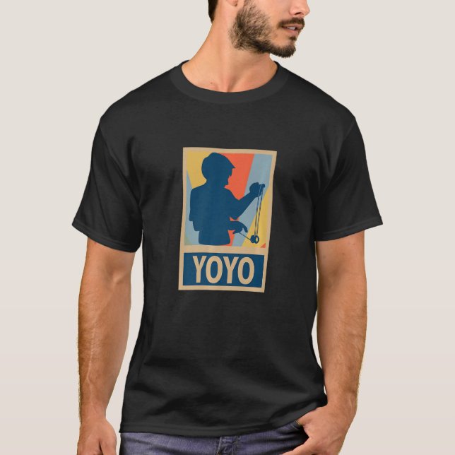 Camiseta Retro Yoyo Yoyo Toy Game Pastime YOYO (Anverso)