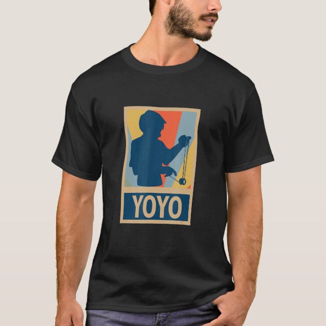 Camiseta Retro Yoyo Yoyo Toy Game Pastime YOYO (Anverso)